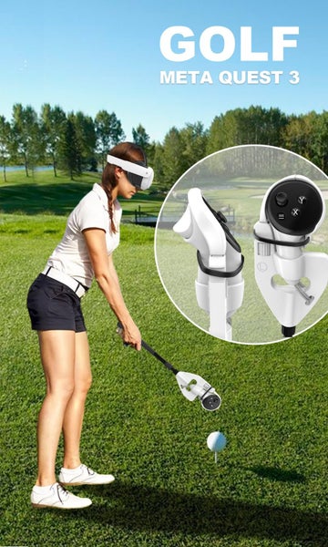 VR Golf Club Accessory for Meta Quest 3 - Enhance Your Gaming Experience with... Carousel 6