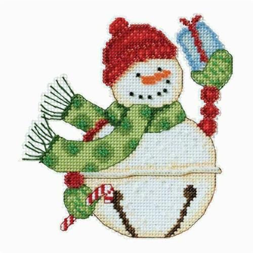 Mill Hill Bead & Cross Stitch Kit: Snowbells Freezy Carousel 2