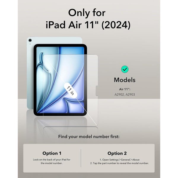 Paper Film Screen Protector for iPad Air 11" M2 (2 pack) Carousel 2
