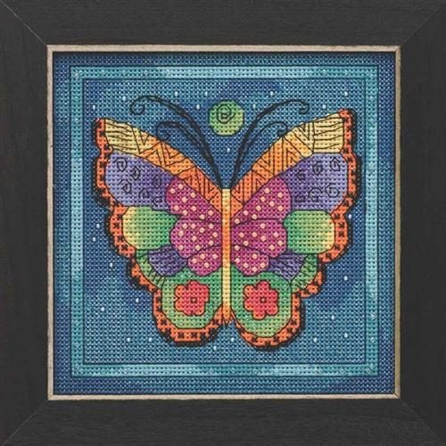 Mill Hill Laurel Burch Bead & Cross Stitch Kits: Butterfly Capri Carousel 1