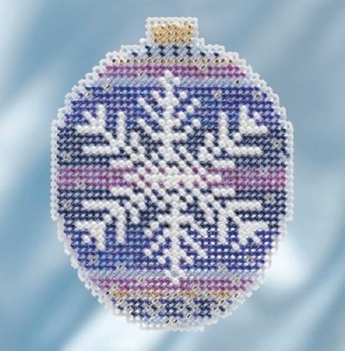 Mill Hill Beaded Cross Stitch Kit - Royal Snowflake Carousel 1