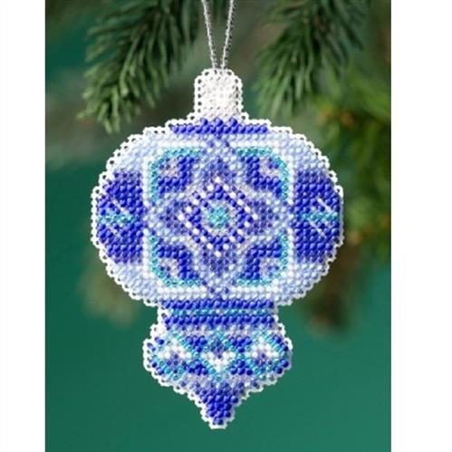 Mill Hill Bead & Cross Stitch Kit: Azure Medallion Carousel 1