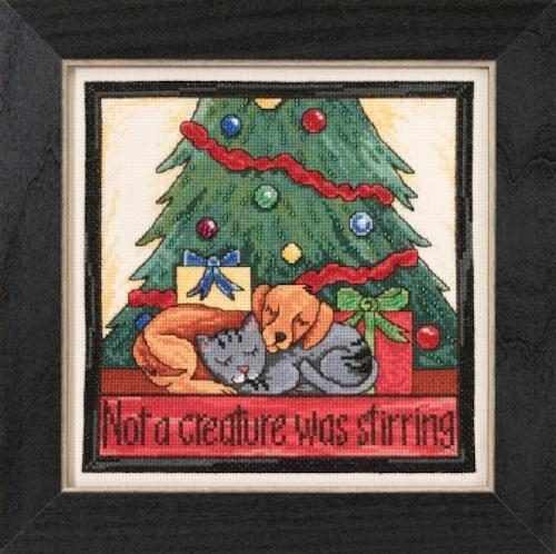 Mill Hill Bead & Cross Stitch Kit: Not a Creature was Stirring Carousel 1