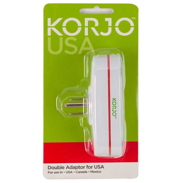 Korjo USA Double Adaptor Plug Carousel 1