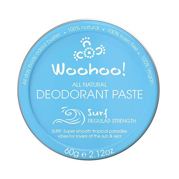 Woohoo Deodorant Paste Surf (Regular Strength)Tin 60g Carousel 1