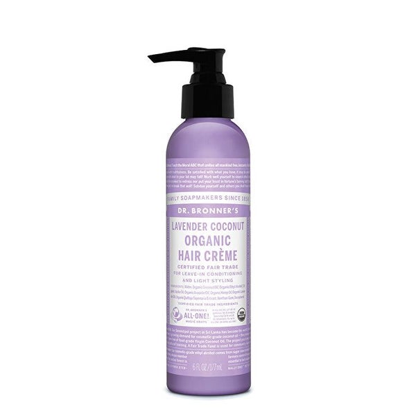 Dr. Bronner's Organic Hair Creme Lavender Coconut 177ml Carousel 1