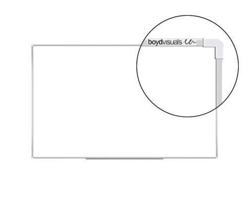 Lacquered Steel Magnetic Whiteboard 900mm x 1200mm, Acrylic, Slim-Line Carousel 2