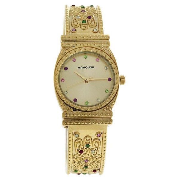 Manoush MSHMIG Mizuna - Gold Stainless Steel Bracelet Watch by Manoush for Wo... Carousel 1