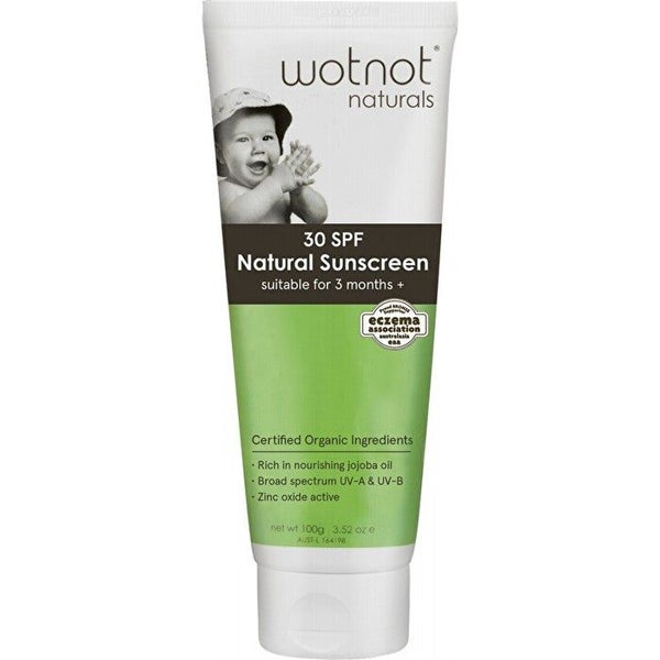 Wotnot Natural Sunscreen 30 SPF 100g Carousel 1