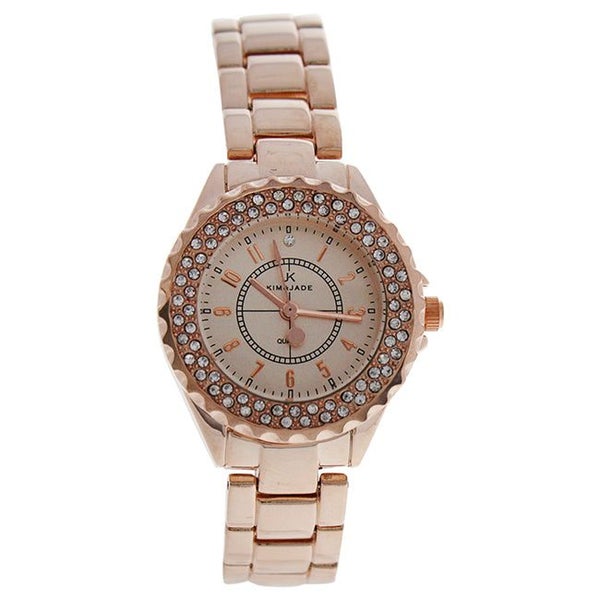 Kim & Jade 2033L GPGP Rose Gold Stainless Steel Bracelet Watch by Kim & Jade ... Carousel 1