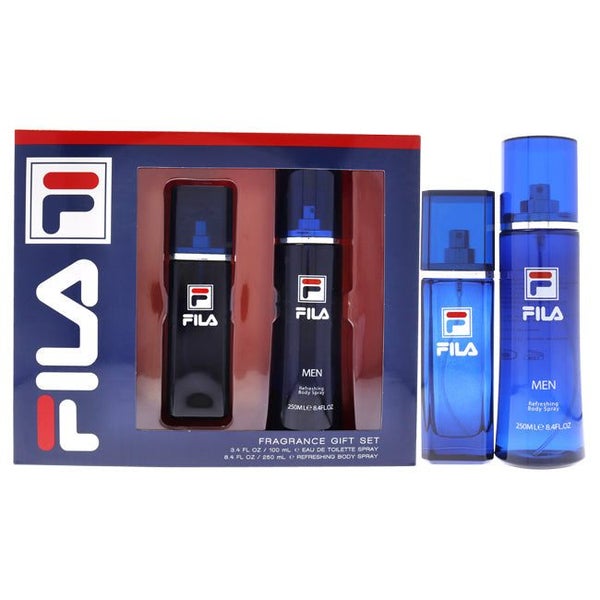 Fila Fila by Fila for Men - 2 Pc Gift Set 3.4 oz EDT Spray, 8.4 oz Body Spray Carousel 1