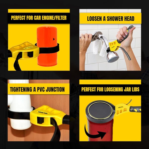 Rubber Strap Wrench Plumbing Oil Filter Wrench Carousel 2