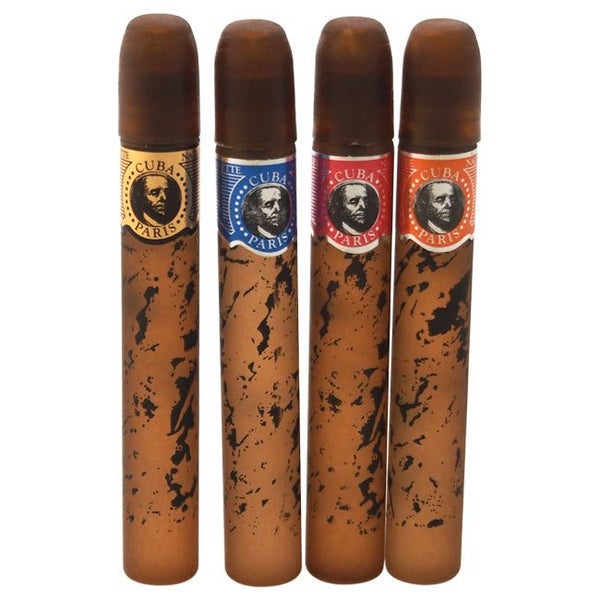 Cuba Cuba by Cuba for Men - 4 Pc Mini Gift Set cuba gold, cuba red, cuba blue... Carousel 1