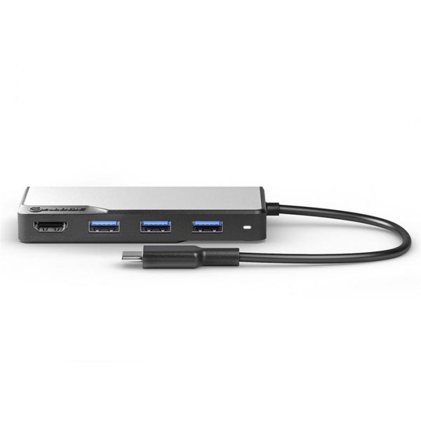 Alogic Flex Adjustable Stand & FUSION CORE USB-C Single 4K Docking Station, HDMI Carousel 3