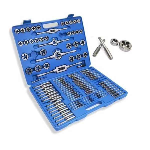DTNZ 110PCS M2-M18 Tap & Die Set Metric, UNF, UNC Carousel 2
