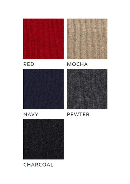 Possum Merino Rack Stitch V-Neck Jersey Carousel 13