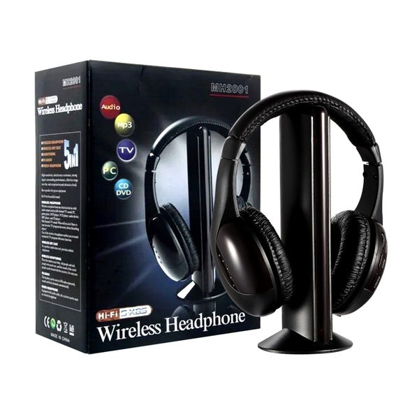 Wireless TV Headphones with 2.4g Digital RF Transmitter,HiFi Over-Ear Headphone Carousel 1