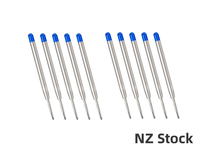 10Pcs Ballpoint Pen Refills for Parker - Blue Carousel 1