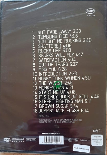 Rolling Stones -Voodoo Lounge New Jersey 1994 new sealed last copy Carousel 2