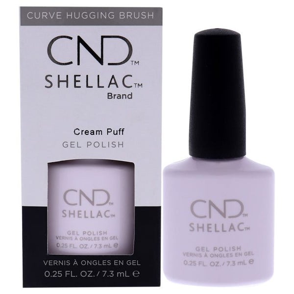 CND Shellac Nail Color - Cream Puff by CND for Women - 0.25 oz Nail Polish Carousel 1