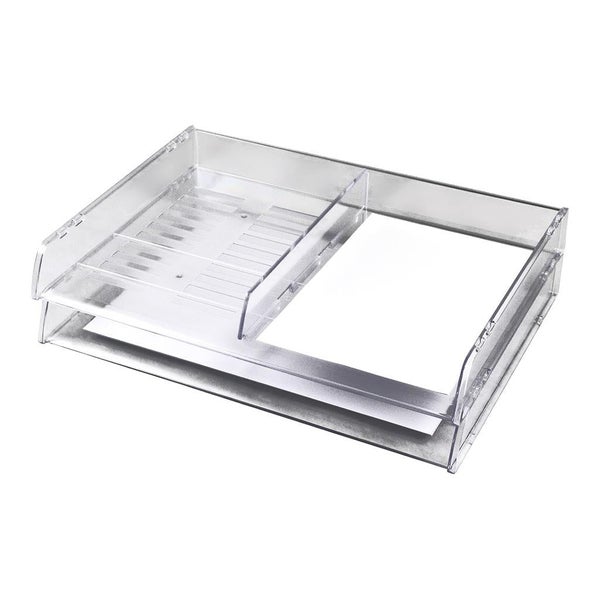 Italplast A3 Document/Letter Tray, Clear Carousel 2
