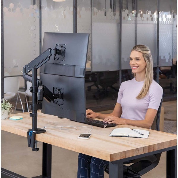 Fellowes Platinum Series Dual Stacking Monitor Arm Carousel 9