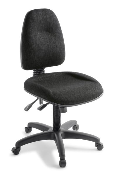 Eden Spectrum 3-lever Highback Ergonomic Office Chair with Long and Wide Seat Carousel 1