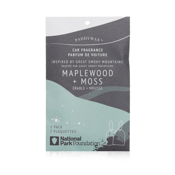 Paddywax Parks Car Fragrance - Great Smoky Mountains 2packs Carousel 1