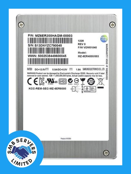Samsung SM1625 200GB SAS 6Gb Enterprise SSD Carousel 1