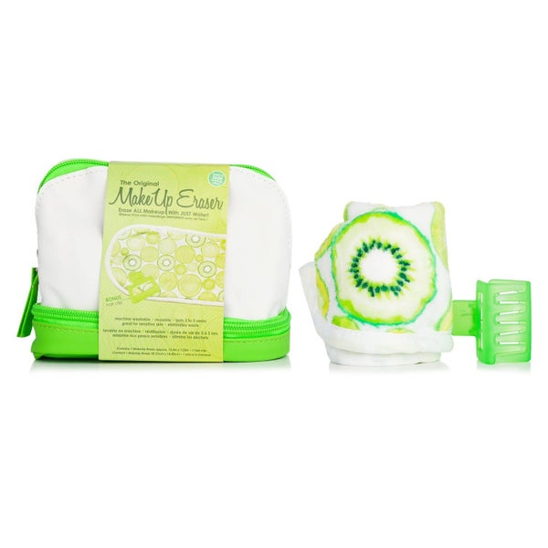 MakeUp Eraser Key Lime Set (1x MakeUp Eraser Cloth + 1x Hair Clip + 1x Bag) 2... Carousel 1