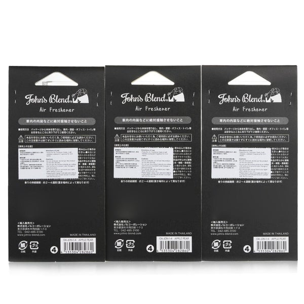 John's Blend Air Freshener - Apple Pear 3pcs Carousel 2