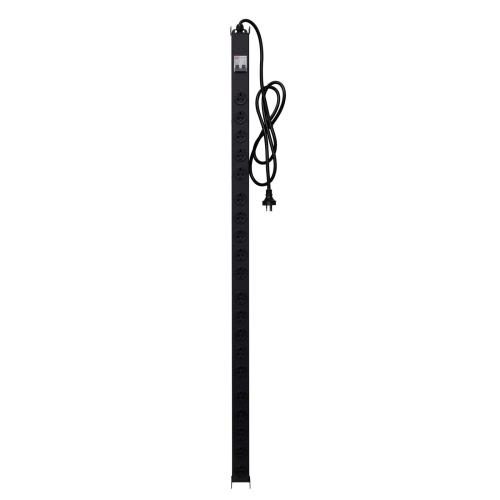 Dynamix RPR-20V15MCB 20 Outlet Vertical Power Rail (10A) with 6kA C-Curve MCB Carousel 1