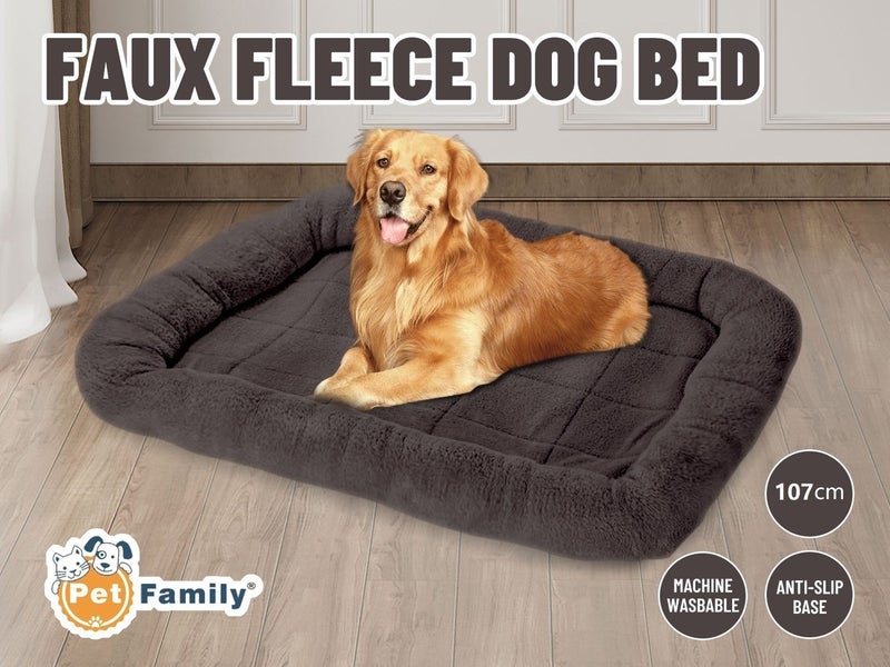 Dog Bed Brand New 107cm Brown Carousel 1