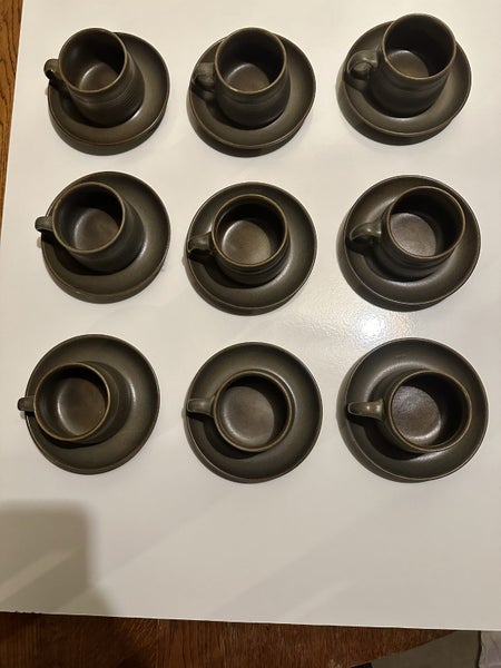 Denby coffee mug and saucer Carousel 8
