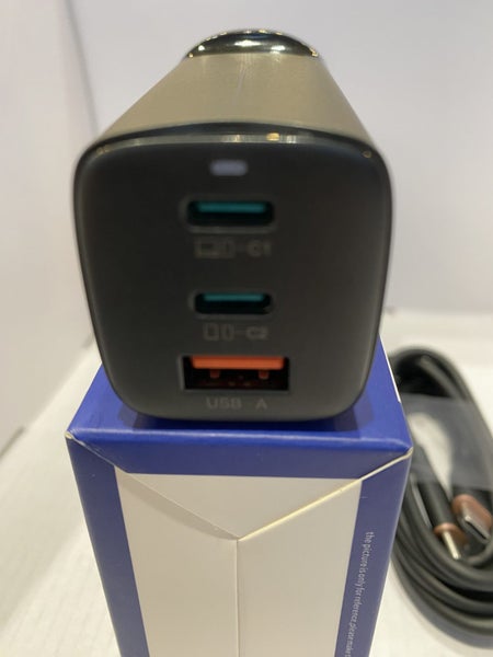 HEYMIX 65W 3 Ports(2X USB C+1X USB A) GaN III Fast Charger Black + AfterPay Carousel 10