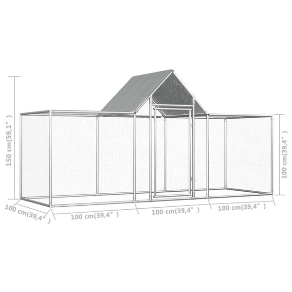 Chicken Coop Galvanised Steel Oaappk Carousel 2
