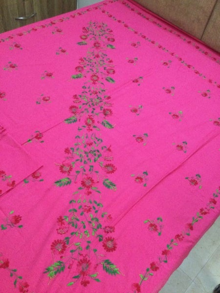 Pure Cotton bedcover/bedhseet - HAND EMBROIDERY (NEW) - Christmas gift Carousel 11