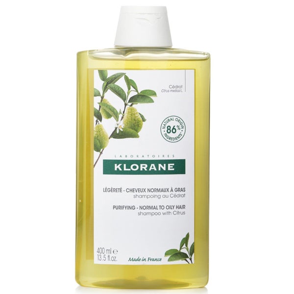Klorane Shampoo With Citrus (Purifying Normal To Oily Hair) 400ml/13.5oz Carousel 1