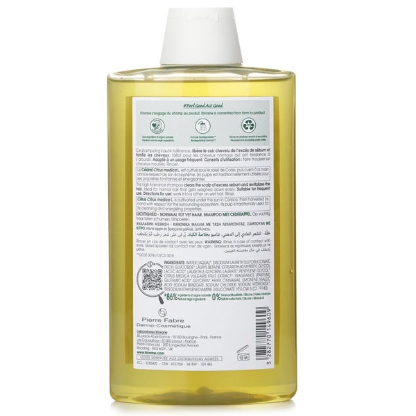 Klorane Shampoo With Citrus (Purifying Normal To Oily Hair) 400ml/13.5oz Carousel 3
