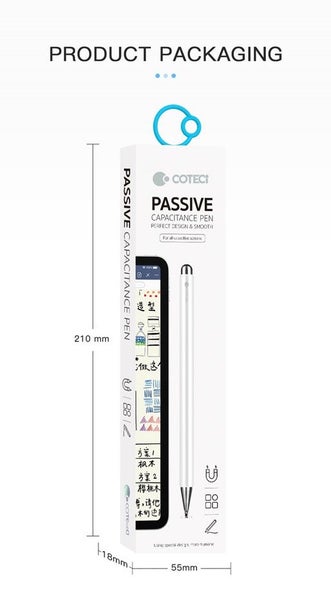 Passive Capacitive Stylus Pen Compatible with All Touch Screens Carousel 10