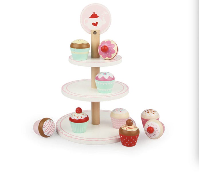 Charming Wooden 3-Layer Cupcake Tower Free Shipping | Local Stock Carousel 7