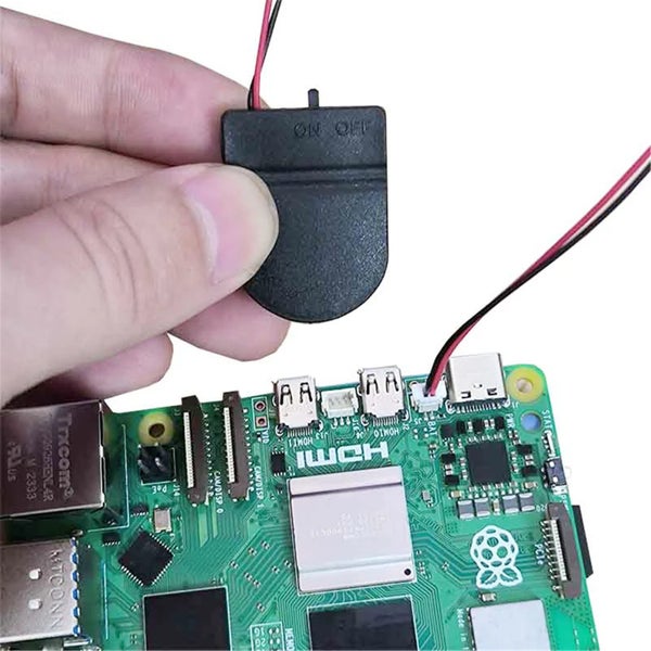 Raspberry Pi Accessories Battery Holder For Real-Time Clock (RTC) Battery Carousel 5