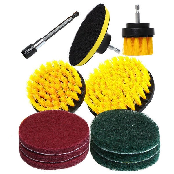 12-Piece Power Drill Brush & Scrub Pad Set Free Shipping | Local Stock Carousel 14