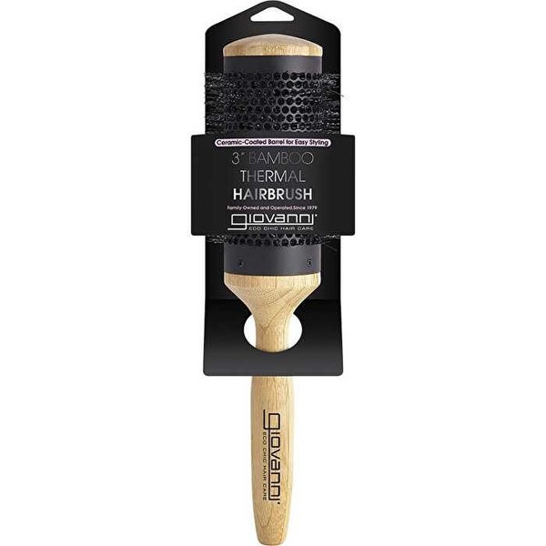 Giovanni Bamboo Hair Brush Thermal Ceramic Coated Barrel Carousel 1