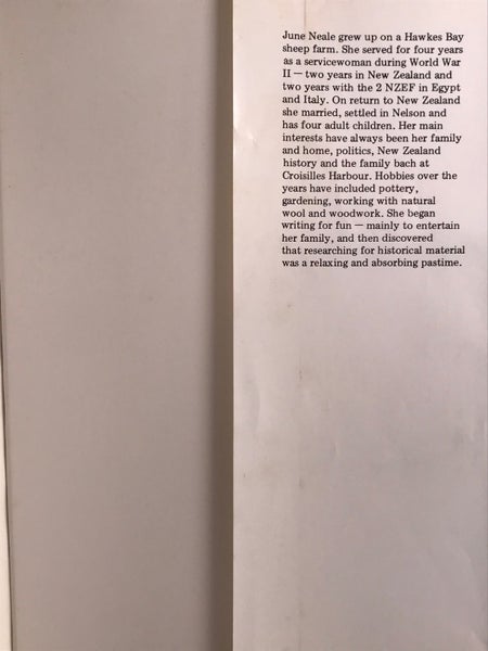 LANDFALL NELSON: By Sailing Ship 1642-1842 by June E. Neale 1978 - SIGNED Carousel 14