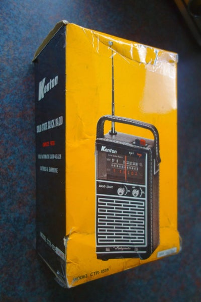 KENTON Radio / Clock New in the BOX Carousel 1