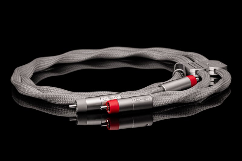 ALBEDO AUDIO Monocrystal Silver ribbon interconnect cable 0.75m *Reference Audio Carousel 1