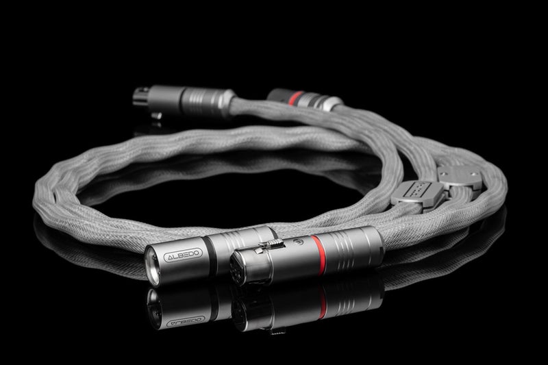 ALBEDO AUDIO Monocrystal Silver ribbon interconnect cable XLR1m *Reference Audio Carousel 1