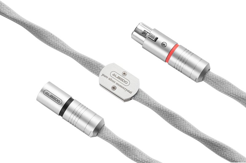 ALBEDO AUDIO Monocrystal Silver ribbon interconnect cable XLR1m *Reference Audio Carousel 2