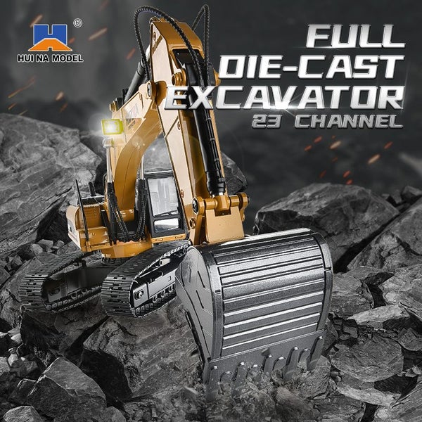 HUINA 1580 EXCAVATOR Remote Control RC 1:14 Digger (Hui Na) 2024 - Full Metal Carousel 2